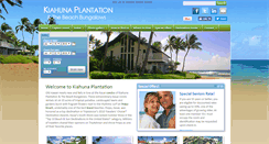 Desktop Screenshot of kiahunacondominiums.com